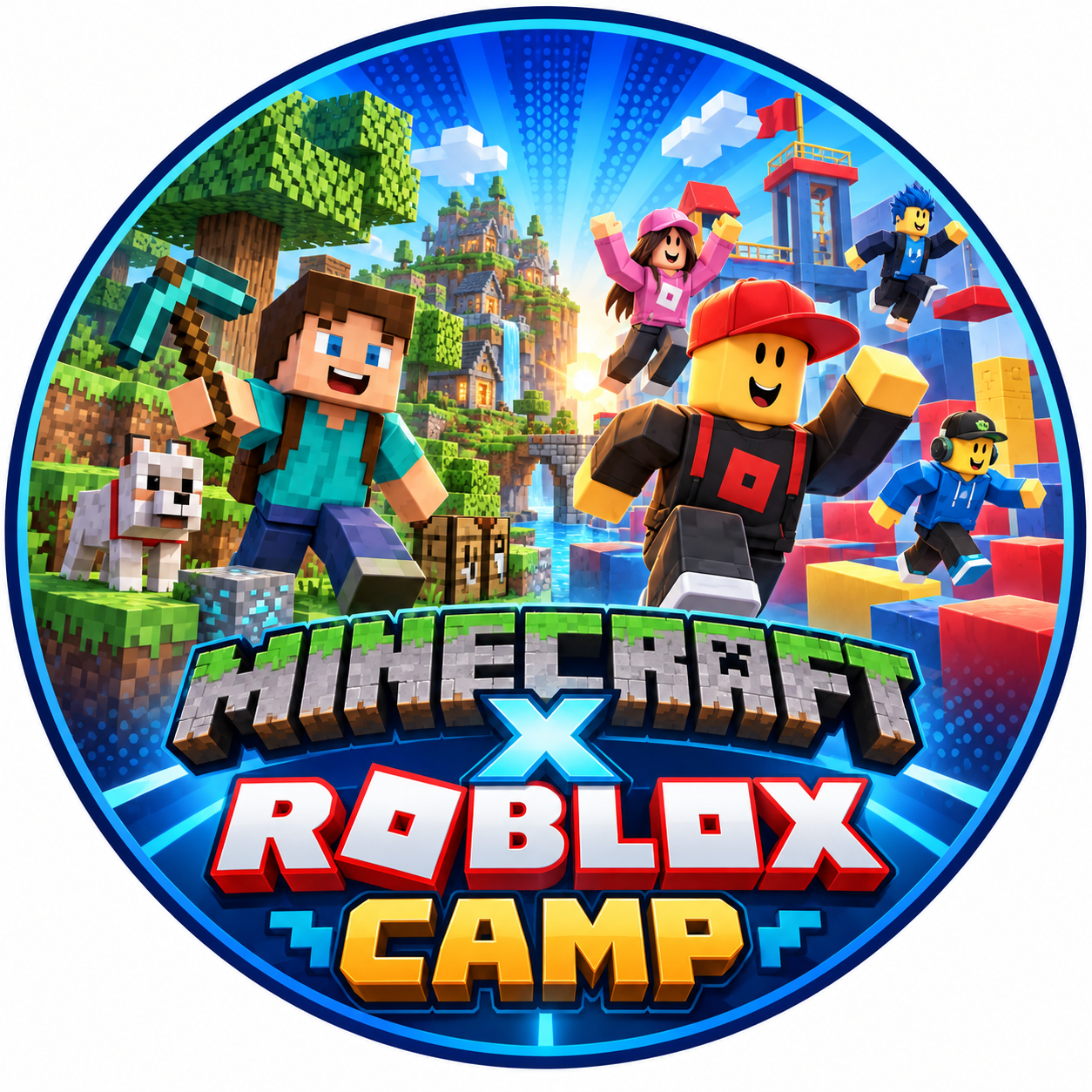 Minecraft x Roblox Camp