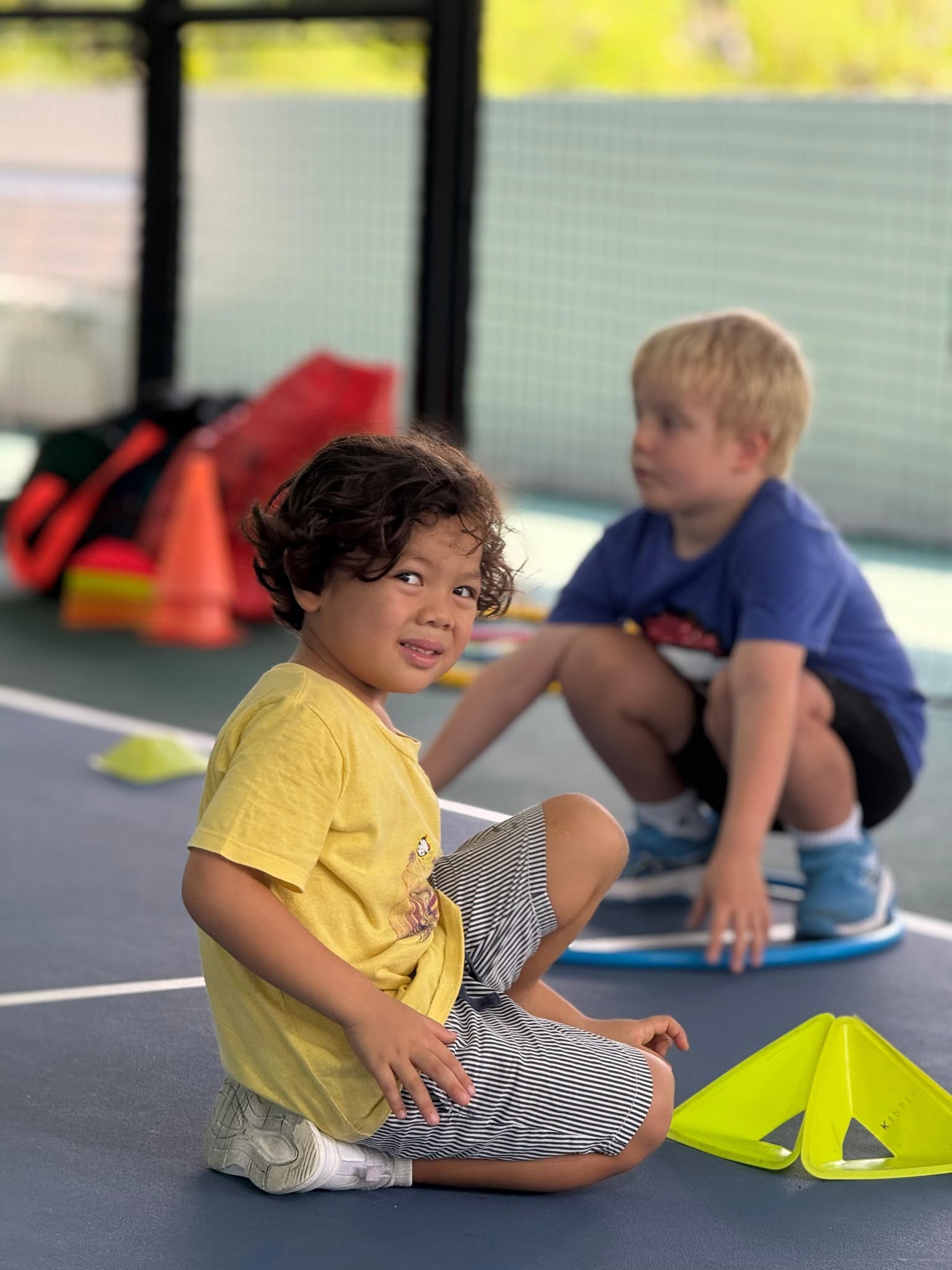 Children playing sports at the ONE°15 Marina holiday camp Singapore