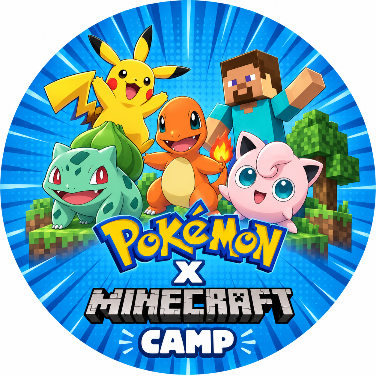 Pokemon x Minecraft Camp