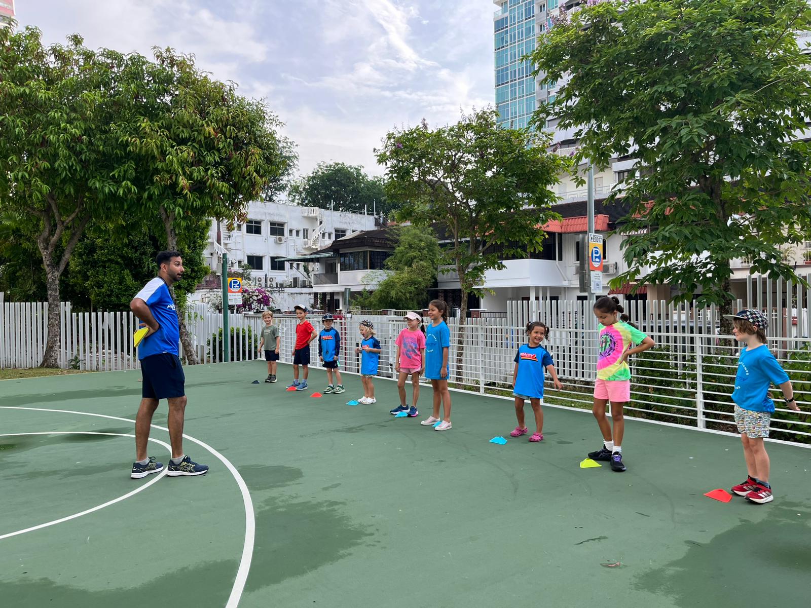 Children at a ProActiv Sports condo holiday camp in Singapore