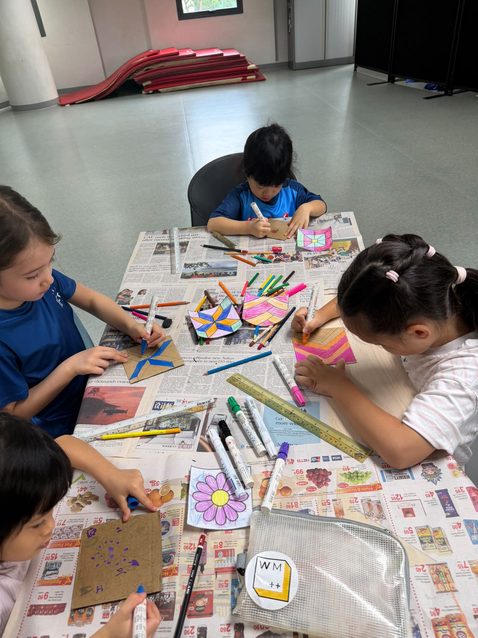 Campers at the ProActiv Sports International French School holiday camp