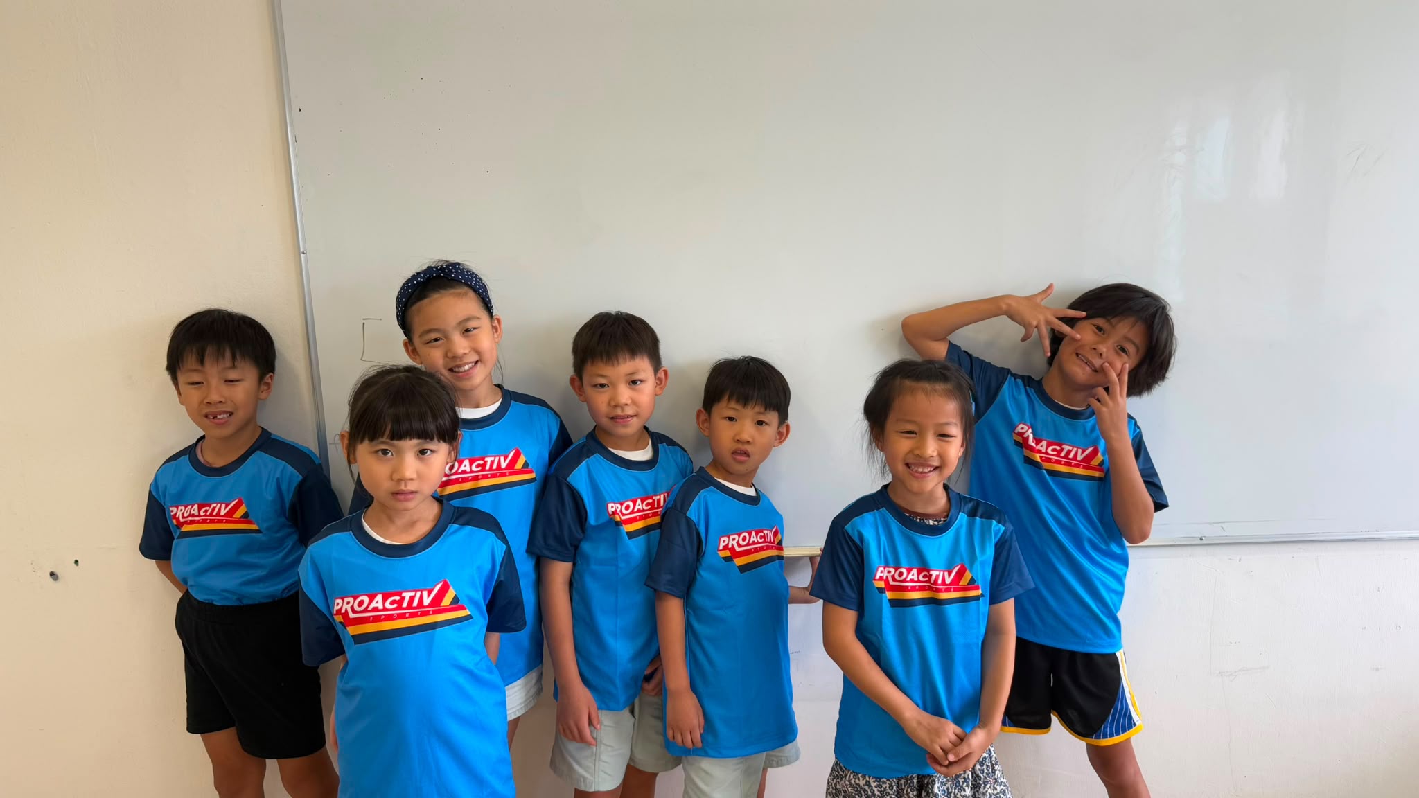 Children at a ProActiv Sports Multi-Activity holiday camp at Astor International School Singapore