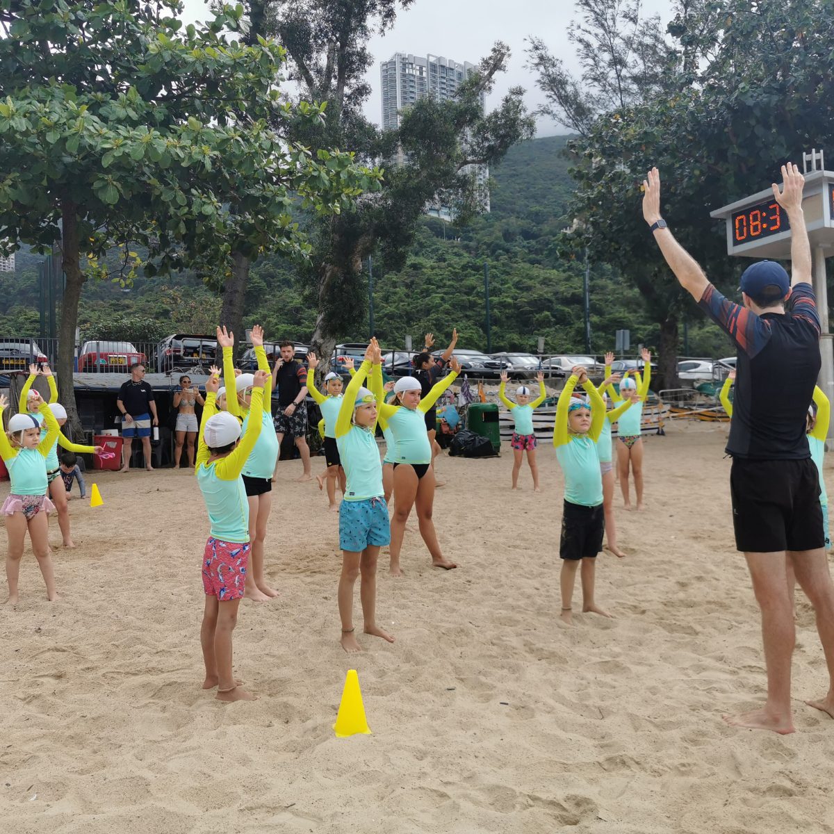 Young athletes building speed and movement quality
